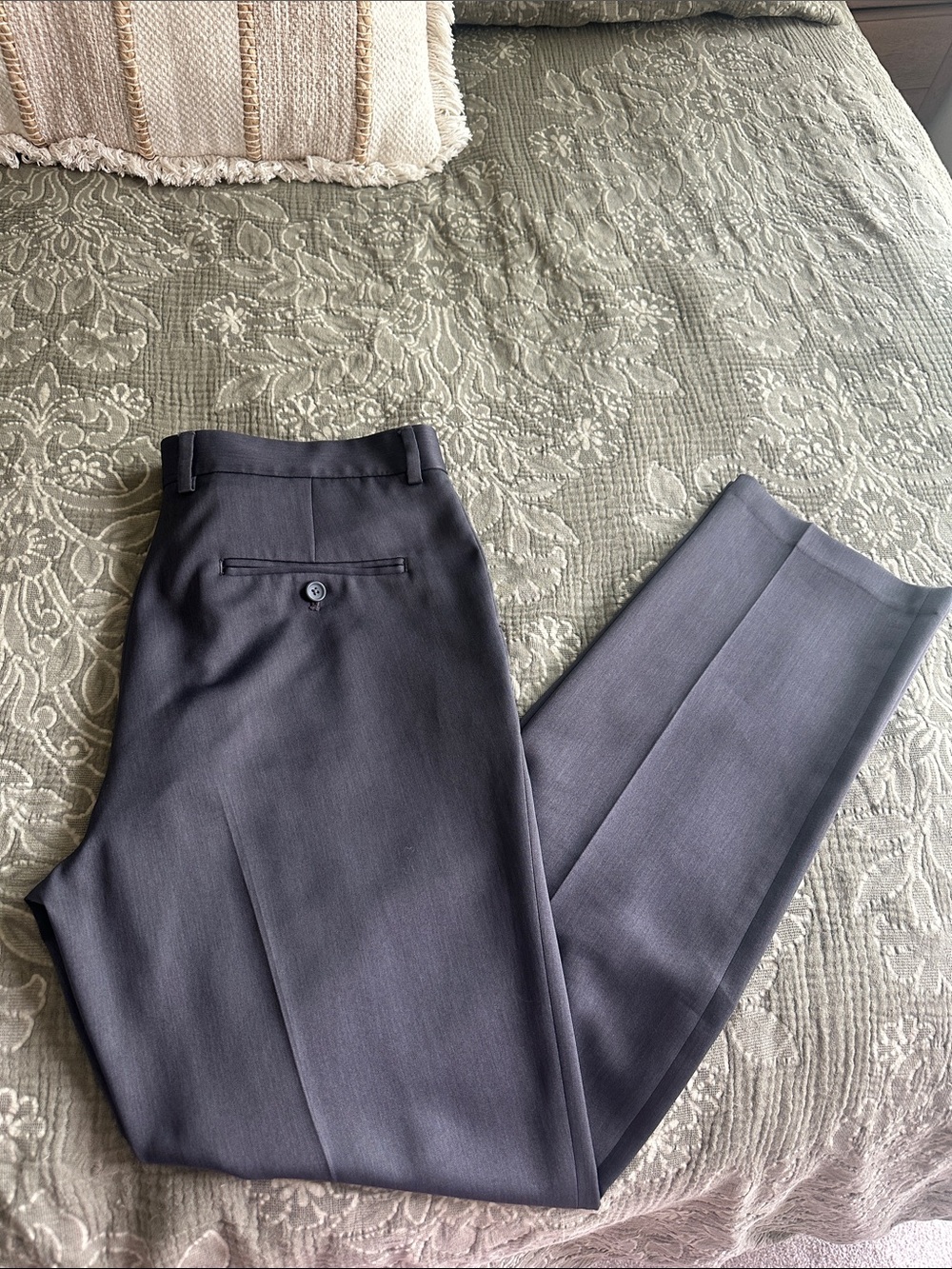 Kenneth Cole Men's Dress Pants in Dark Gray